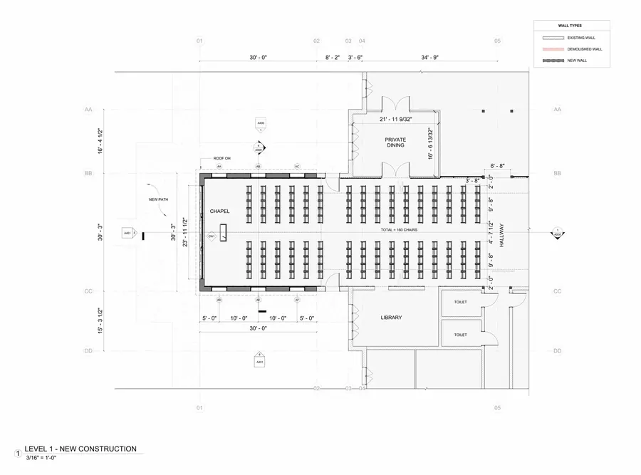 Chapel — floor plan