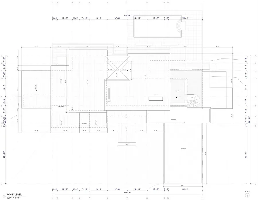 Steele Residence — floor plan