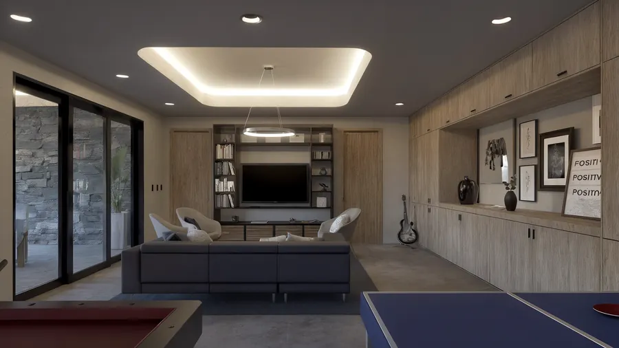 Steele Residence — exterior render