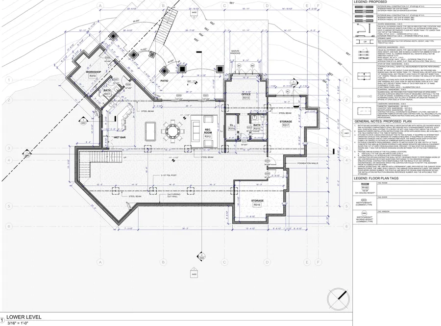 11750 W House — lower level floor plan