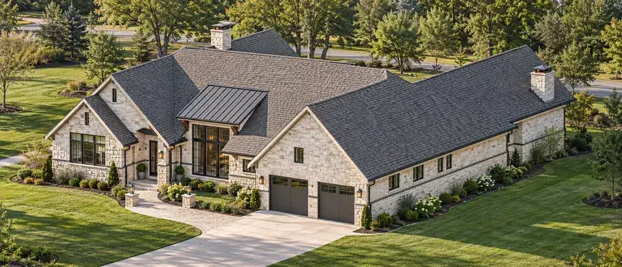DeYoung Residence — aerial render